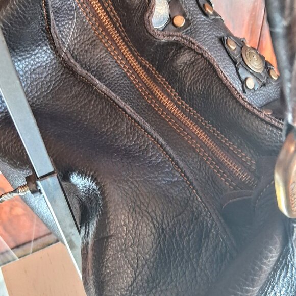 Caterina Lucci Vintage brown leather bag - Picture 8 of 14